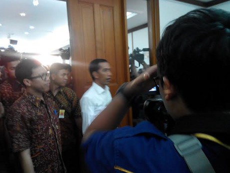 Jokowi Pamit Langsung ke Pejabat DKI, Ahok yang Pertama Didatangi