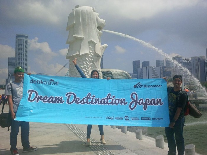 Jalan-jalan ke Merlion Dulu Sebelum ke Jepang