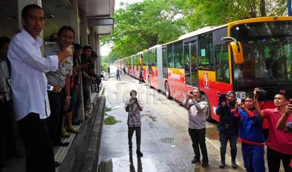 Ini Skenario Operasi Bus TransJ pada Hari Pelantikan Presiden