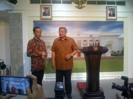 Ssstt..SBY dan Jokowi Sempat Bicara Empat Mata di Istana