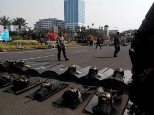 9 Ribu Personel Polri-TNI Sudah Siaga di DPR Mulai Hari Ini
