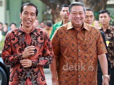 SBY Ajak Jokowi Keliling Kompleks Istana Kepresidenan