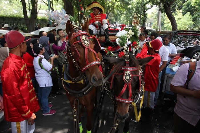 Menuju Istana, Andong Jokowi akan Melintas di Jalur TransJ