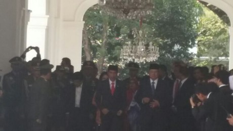 Jokowi Jadi Irup Pertama Kali di Istana, Didampingi SBY