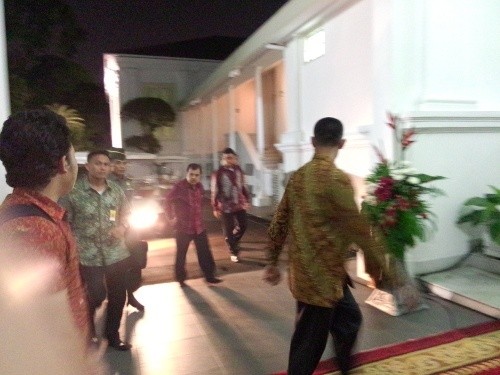 JK Temui Jokowi di Istana Merdeka