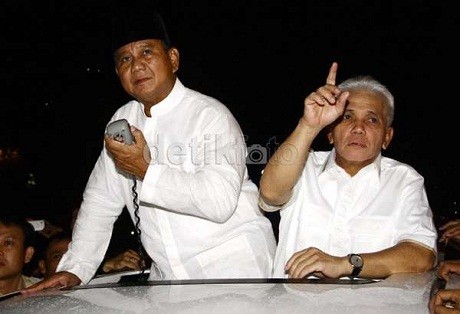 Hatta Rajasa Hadiri Pelantikan Jokowi-JK