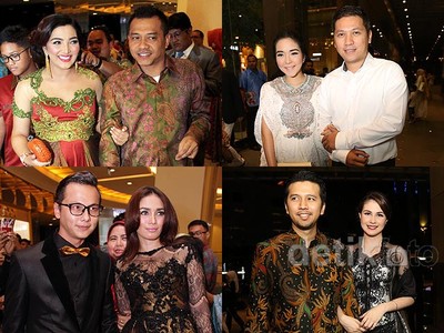 Pasangan Selebriti di Resepsi Pernikahan Raffi-Nagita
