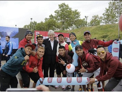 Aksi Timnas Indonesia di Homeless World Cup 2014 Dimulai