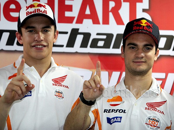 Marquez dan Pedrosa Sapa Penggemar di Sentul