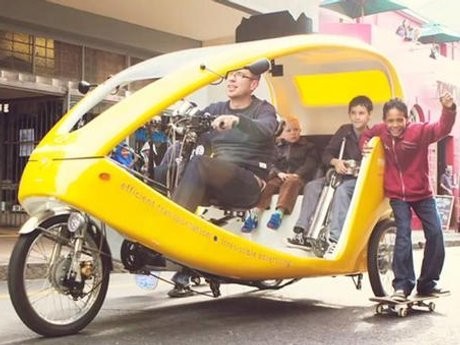 Mellowcabs, Becak Listrik Nan Unik