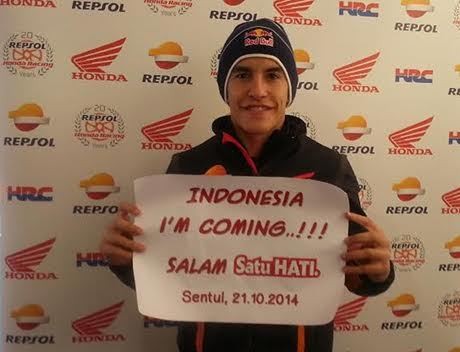 Ada Marquez dan Pedrosa, Sirkuit Sentul Jadi Lautan Merah Putih