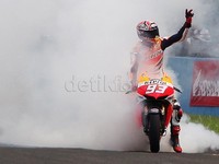 Dag-dig-dug Saat Balapan dengan Marc Marquez dan Pedrosa di Sentul