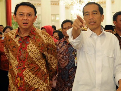 Jokowi Ajak Ahok Keliling Istana