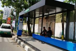 Asyik, Sekarang di Bandung Nunggu Angkot Tanpa Kepanasan