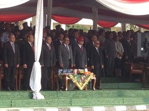 Begini Gaya Prabowo Berbaret Merah Kopassus