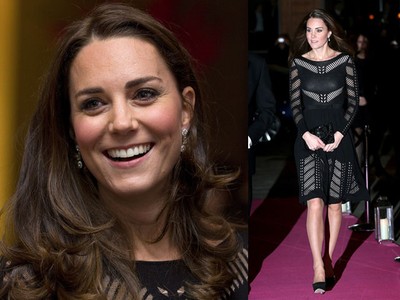 Hamil, Kate Middleton Tampil Elegan