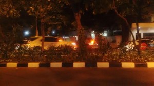 Iring-iringan Mobil Merapat ke Rumah Megawati