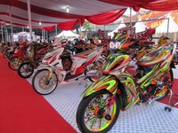 Gaya modifikasi yang ditampilkan adalah matic retro, matic racing style, matic advance, airbrush, sport fairing hingga sport naked.