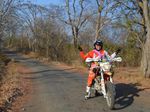 Bermain-main dengan Motor Trail di Taman Baluran