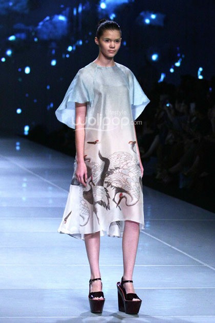 Biyan Wanaatmadja Seruni. Bazaar Fashion Festival 2014. Jakarta Convention Center at Senayan. Jakarta. [Foto: Mohammad Abduh/Wolipop]