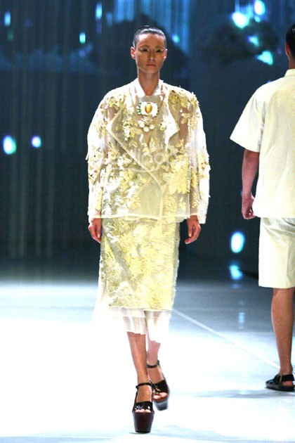 Biyan Wanaatmadja Seruni. Bazaar Fashion Festival 2014. Jakarta Convention Center at Senayan. Jakarta. [Foto: Mohammad Abduh/Wolipop]