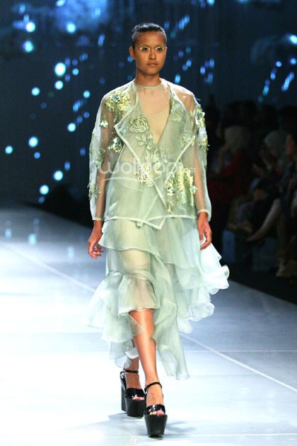 Biyan Wanaatmadja Seruni. Bazaar Fashion Festival 2014. Jakarta Convention Center at Senayan. Jakarta. [Foto: Mohammad Abduh/Wolipop]