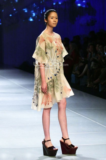 Biyan Wanaatmadja Seruni. Bazaar Fashion Festival 2014. Jakarta Convention Center at Senayan. Jakarta. [Foto: Mohammad Abduh/Wolipop]