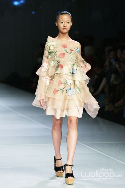 Biyan Wanaatmadja Seruni. Bazaar Fashion Festival 2014. Jakarta Convention Center at Senayan. Jakarta. [Foto: Mohammad Abduh/Wolipop]