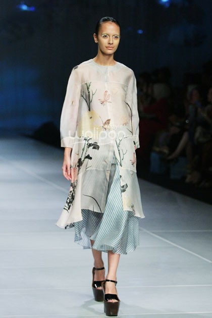 Biyan Wanaatmadja Seruni. Bazaar Fashion Festival 2014. Jakarta Convention Center at Senayan. Jakarta. [Foto: Mohammad Abduh/Wolipop]