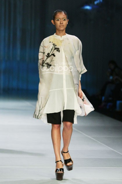 Biyan Wanaatmadja Seruni. Bazaar Fashion Festival 2014. Jakarta Convention Center at Senayan. Jakarta. [Foto: Mohammad Abduh/Wolipop]