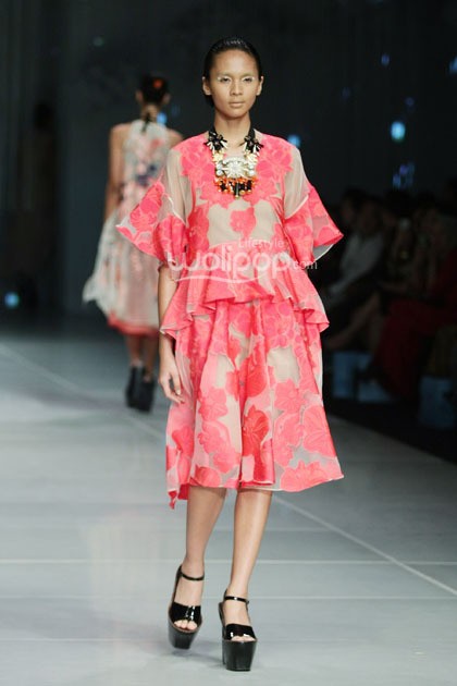 Biyan Wanaatmadja Seruni. Bazaar Fashion Festival 2014. Jakarta Convention Center at Senayan. Jakarta. [Foto: Mohammad Abduh/Wolipop]