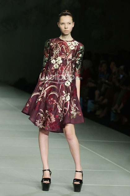 Biyan Wanaatmadja Seruni. Bazaar Fashion Festival 2014. Jakarta Convention Center at Senayan. Jakarta. [Foto: Mohammad Abduh/Wolipop]