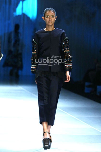 Biyan Wanaatmadja Seruni. Bazaar Fashion Festival 2014. Jakarta Convention Center at Senayan. Jakarta. [Foto: Mohammad Abduh/Wolipop]