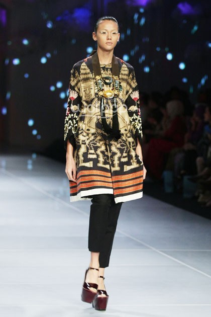 Biyan Wanaatmadja Seruni. Bazaar Fashion Festival 2014. Jakarta Convention Center at Senayan. Jakarta. [Foto: Mohammad Abduh/Wolipop]