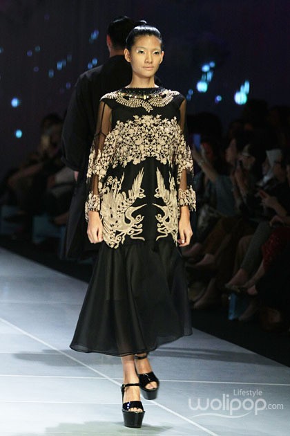 Biyan Wanaatmadja Seruni. Bazaar Fashion Festival 2014. Jakarta Convention Center at Senayan. Jakarta. [Foto: Mohammad Abduh/Wolipop]