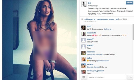 Kedinginan, Jennifer Lopez Pamer Foto Berbikini