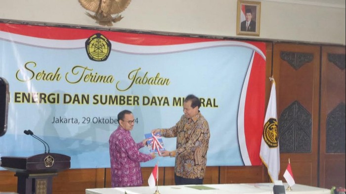 CT Sertijab Menteri ESDM ke Sudirman Said