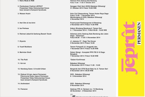 Kandang Monyet Hingga Meruwat Gedung Sate, Ini Aksi 13 Seniman Bandung