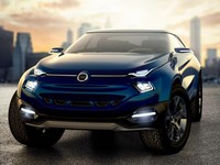 Mobil ini tampilan depannya begitu agresif dengan bentuk grill yang ramping serta diapit oleh lampu LED dan foglamp yang di desain sporty.(istimewa/dok Fiat)