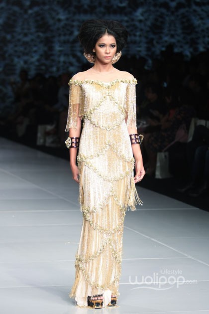 Barli Asmara Royal Javanese. Bazaar Fashion Festival 2014 at Jakarta Convention Center. Jakarta. [Foto: Mohammad Abduh/Wolipop]