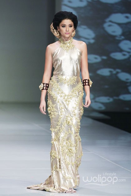 Barli Asmara Royal Javanese. Bazaar Fashion Festival 2014 at Jakarta Convention Center. Jakarta. [Foto: Mohammad Abduh/Wolipop]