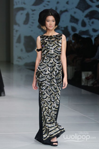 Barli Asmara Royal Javanese. Bazaar Fashion Festival 2014 at Jakarta Convention Center. Jakarta. [Foto: Mohammad Abduh/Wolipop]