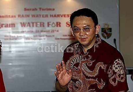 Ahok Bahas Penanganan Banjir di DKI Bareng Eks Menteri Lingkungan Hidup