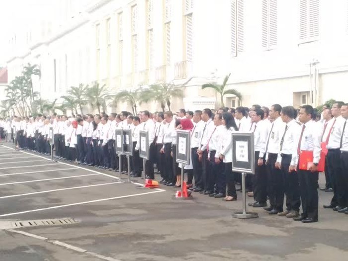 Bambang Brodjo Pimpin Upacara Hari Oeang di Kemenkeu