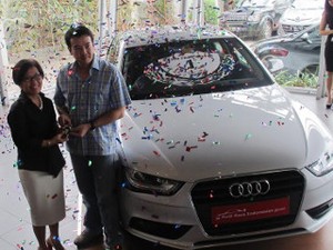 Juara Balap ARIS 2014 Terima Hadiah Audi A4 1.8