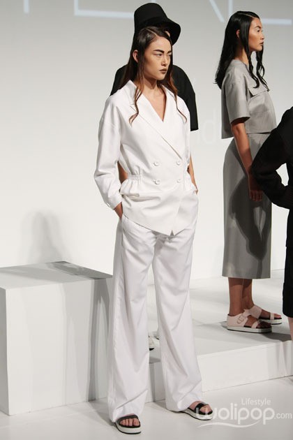 Tri Handoko Austere. Bazaar Fashion Festival 2014 at Jakarta Convention Center. Senayan. Jakarta. [Foto: Mohammad Abduh/Wolipop]