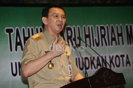 Menkum HAM Temui Ahok di Balai Kota