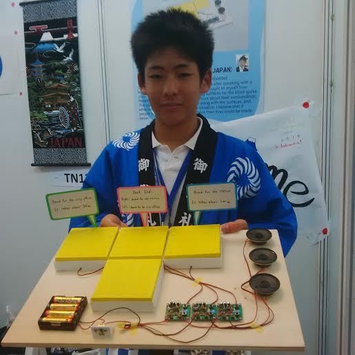 Kishimoto Takeshi yang Imut Ini Ciptakan Prototipe GPS Tunanetra