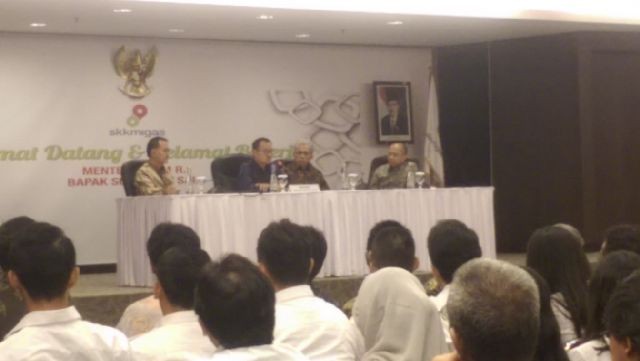 Menteri ESDM Sudirman Said Beri Arahan ke Pegawai SKK Migas