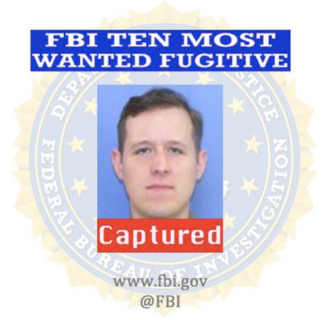 Penembak Polisi AS Ditangkap Setelah Diburu 7 Minggu di Hutan